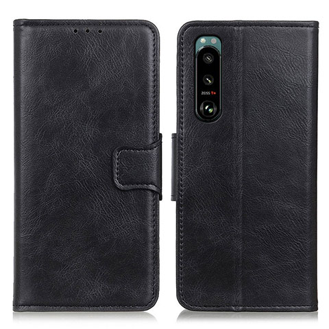 Coque Portefeuille Livre Cuir Etui Clapet M09L pour Sony Xperia 5 III SO-53B Noir