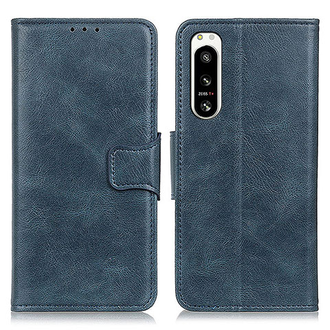 Coque Portefeuille Livre Cuir Etui Clapet M09L pour Sony Xperia 5 IV Bleu