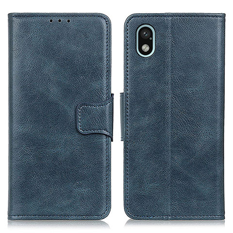 Coque Portefeuille Livre Cuir Etui Clapet M09L pour Sony Xperia Ace III Bleu