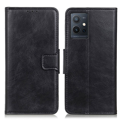 Coque Portefeuille Livre Cuir Etui Clapet M09L pour Vivo iQOO Z6 5G Noir