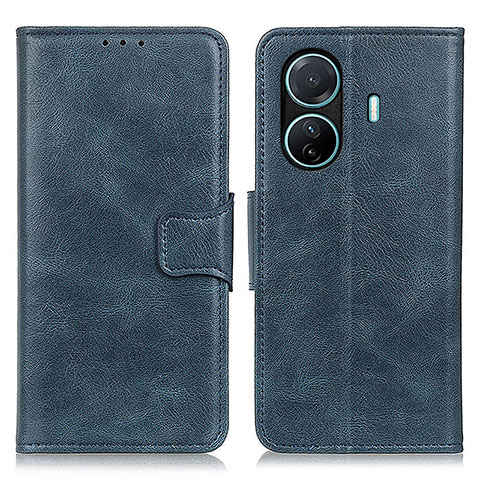 Coque Portefeuille Livre Cuir Etui Clapet M09L pour Vivo iQOO Z6 Pro 5G Bleu