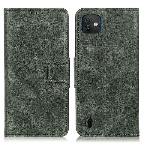 Coque Portefeuille Livre Cuir Etui Clapet M09L pour Wiko Y82 Vert