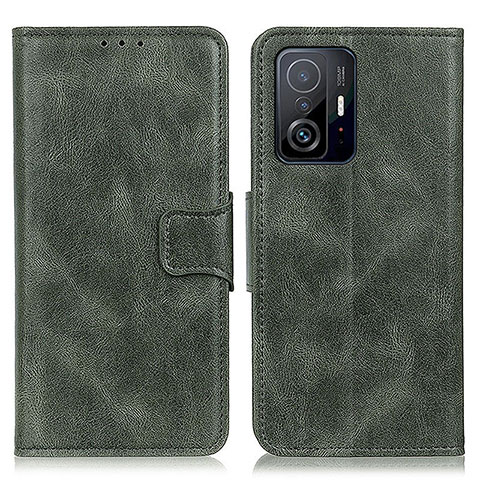 Coque Portefeuille Livre Cuir Etui Clapet M09L pour Xiaomi Mi 11T 5G Vert