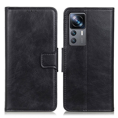 Coque Portefeuille Livre Cuir Etui Clapet M09L pour Xiaomi Mi 12T 5G Noir