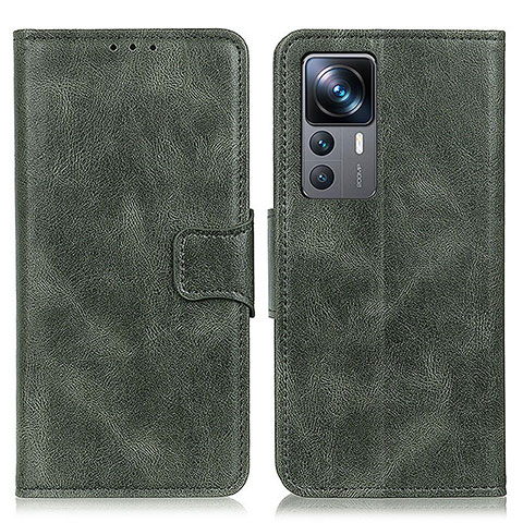 Coque Portefeuille Livre Cuir Etui Clapet M09L pour Xiaomi Mi 12T 5G Vert