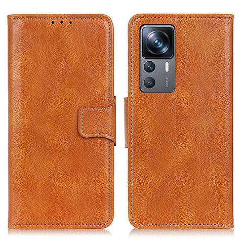 Coque Portefeuille Livre Cuir Etui Clapet M09L pour Xiaomi Mi 12T Pro 5G Marron