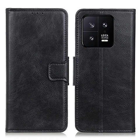 Coque Portefeuille Livre Cuir Etui Clapet M09L pour Xiaomi Mi 13 5G Noir