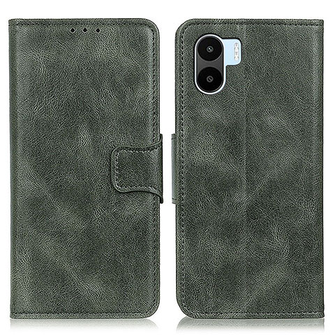 Coque Portefeuille Livre Cuir Etui Clapet M09L pour Xiaomi Poco C51 Vert