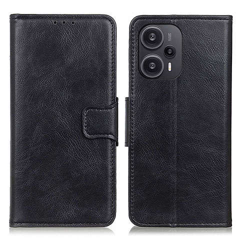 Coque Portefeuille Livre Cuir Etui Clapet M09L pour Xiaomi Poco F5 5G Noir