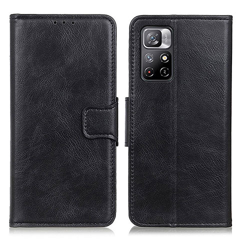 Coque Portefeuille Livre Cuir Etui Clapet M09L pour Xiaomi Poco M4 Pro 5G Noir