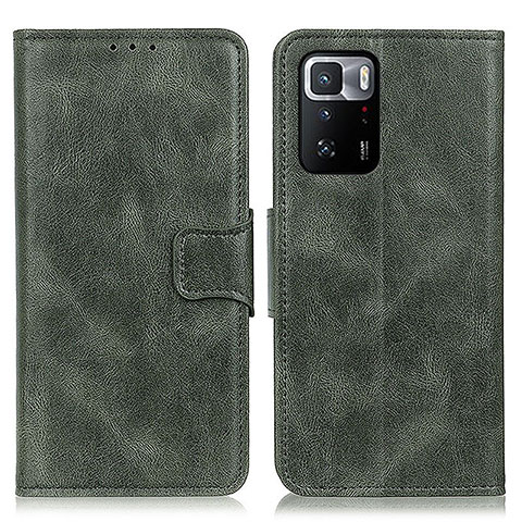 Coque Portefeuille Livre Cuir Etui Clapet M09L pour Xiaomi Poco X3 GT 5G Vert