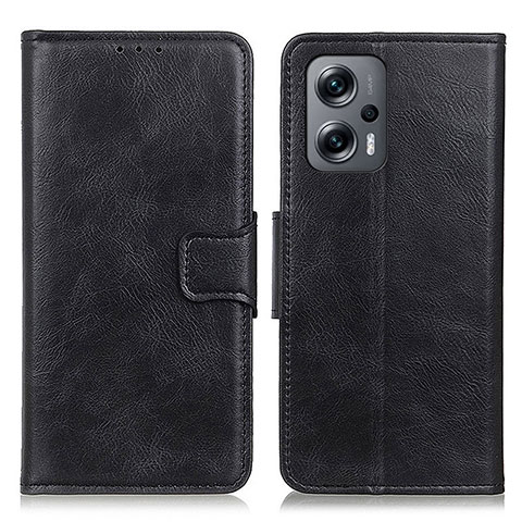 Coque Portefeuille Livre Cuir Etui Clapet M09L pour Xiaomi Poco X4 GT 5G Noir