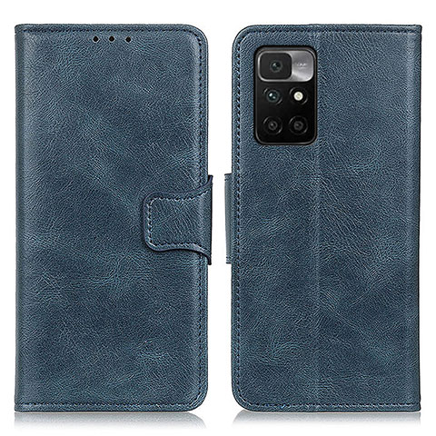 Coque Portefeuille Livre Cuir Etui Clapet M09L pour Xiaomi Redmi 10 (2022) Bleu