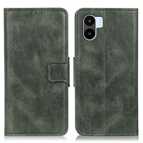 Coque Portefeuille Livre Cuir Etui Clapet M09L pour Xiaomi Redmi A2 Plus Vert