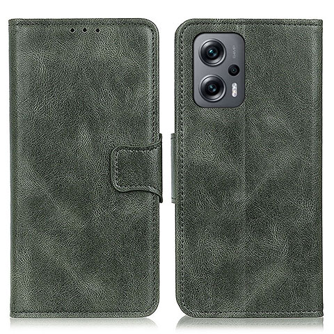 Coque Portefeuille Livre Cuir Etui Clapet M09L pour Xiaomi Redmi K50i 5G Vert