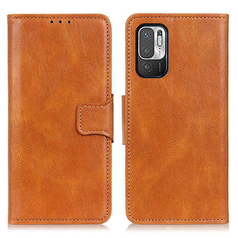 Coque Portefeuille Livre Cuir Etui Clapet M09L pour Xiaomi Redmi Note 10 5G Marron