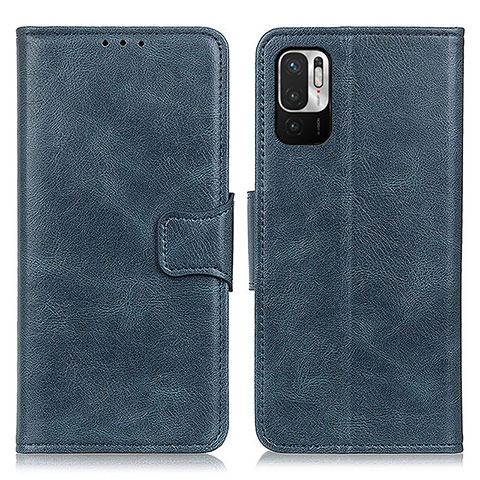 Coque Portefeuille Livre Cuir Etui Clapet M09L pour Xiaomi Redmi Note 10 JE 5G Bleu