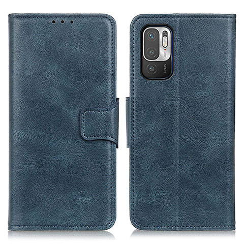 Coque Portefeuille Livre Cuir Etui Clapet M09L pour Xiaomi Redmi Note 10T 5G Bleu