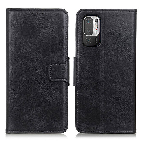 Coque Portefeuille Livre Cuir Etui Clapet M09L pour Xiaomi Redmi Note 10T 5G Noir