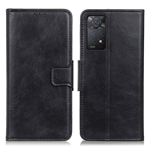 Coque Portefeuille Livre Cuir Etui Clapet M09L pour Xiaomi Redmi Note 11 Pro 4G Noir