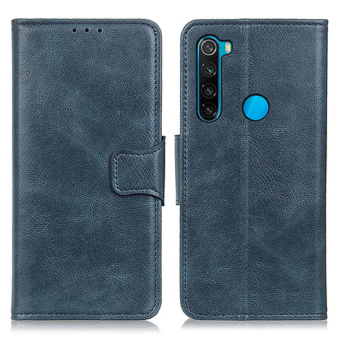 Coque Portefeuille Livre Cuir Etui Clapet M09L pour Xiaomi Redmi Note 8 (2021) Bleu