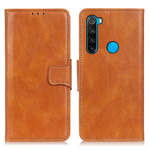 Coque Portefeuille Livre Cuir Etui Clapet M09L pour Xiaomi Redmi Note 8 (2021) Marron