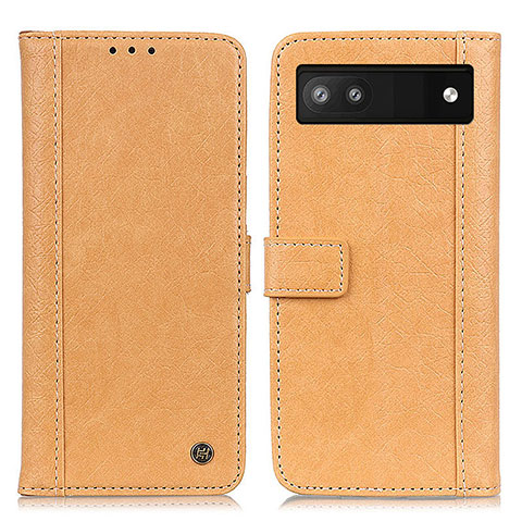 Coque Portefeuille Livre Cuir Etui Clapet M10L pour Google Pixel 6a 5G Kaki