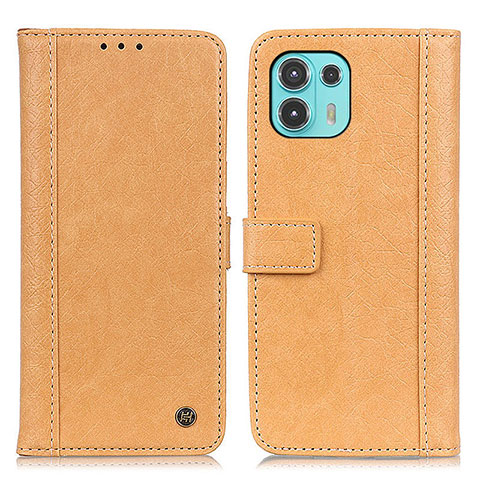 Coque Portefeuille Livre Cuir Etui Clapet M10L pour Motorola Moto Edge 20 Lite 5G Marron