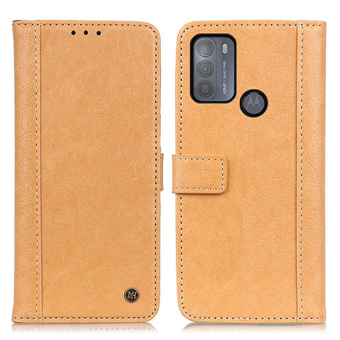 Coque Portefeuille Livre Cuir Etui Clapet M10L pour Motorola Moto G50 Marron