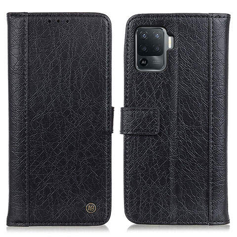 Coque Portefeuille Livre Cuir Etui Clapet M10L pour Oppo A94 4G Noir