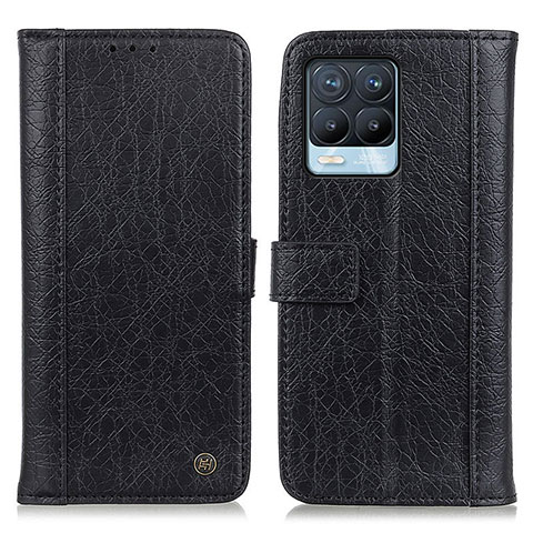 Coque Portefeuille Livre Cuir Etui Clapet M10L pour Realme 8 4G Noir