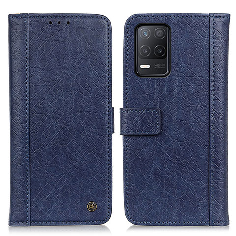 Coque Portefeuille Livre Cuir Etui Clapet M10L pour Realme 8s 5G Bleu