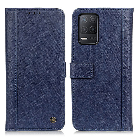 Coque Portefeuille Livre Cuir Etui Clapet M10L pour Realme 9 5G India Bleu