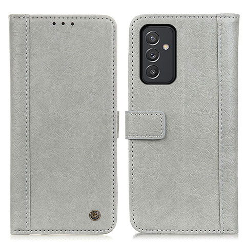 Coque Portefeuille Livre Cuir Etui Clapet M10L pour Samsung Galaxy A15 5G Gris