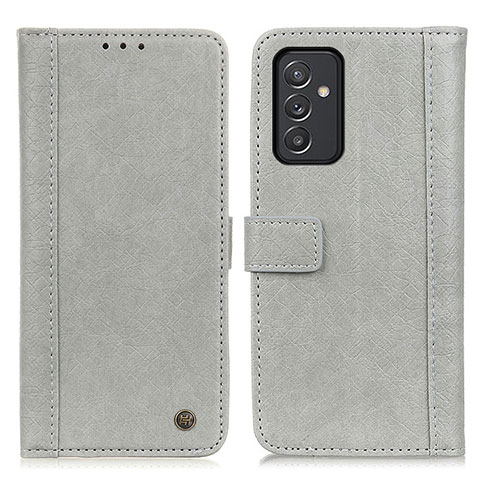 Coque Portefeuille Livre Cuir Etui Clapet M10L pour Samsung Galaxy A24 4G Gris