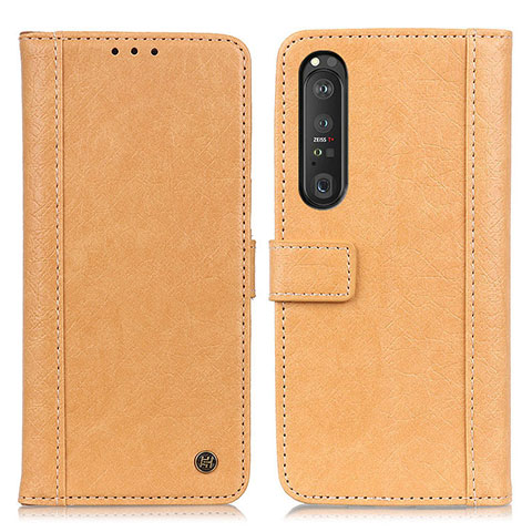 Coque Portefeuille Livre Cuir Etui Clapet M10L pour Sony Xperia 1 III Kaki