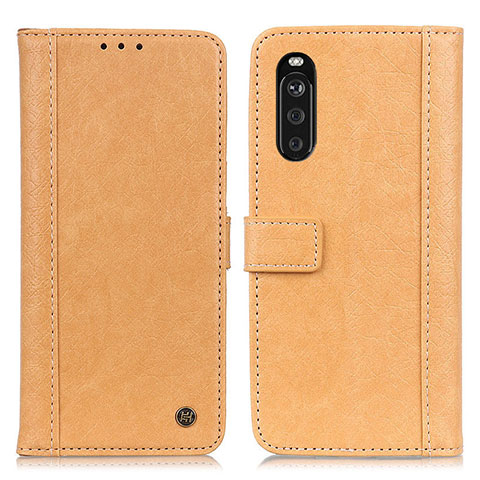 Coque Portefeuille Livre Cuir Etui Clapet M10L pour Sony Xperia 10 III Kaki