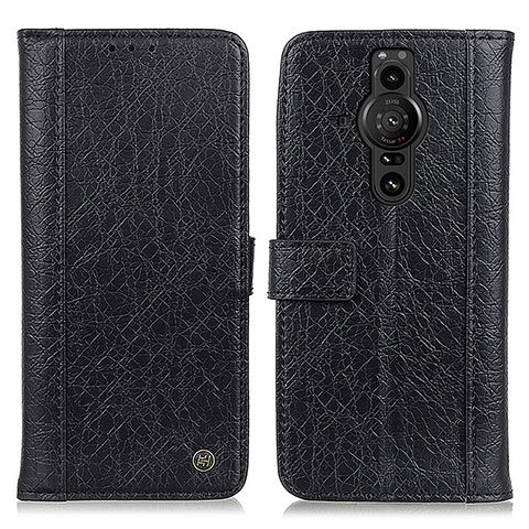 Coque Portefeuille Livre Cuir Etui Clapet M10L pour Sony Xperia PRO-I Noir