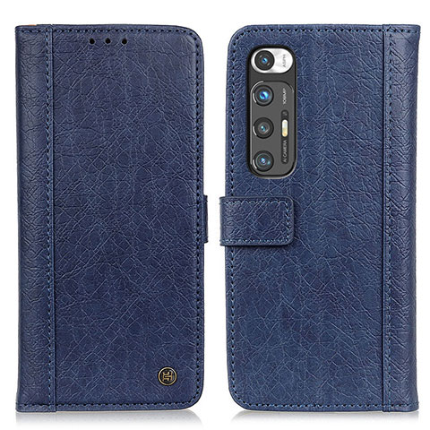 Coque Portefeuille Livre Cuir Etui Clapet M10L pour Xiaomi Mi 10S 5G Bleu