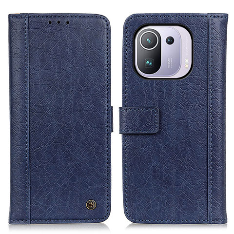 Coque Portefeuille Livre Cuir Etui Clapet M10L pour Xiaomi Mi 11 Pro 5G Bleu