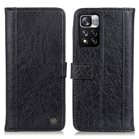 Coque Portefeuille Livre Cuir Etui Clapet M10L pour Xiaomi Mi 11i 5G (2022) Noir