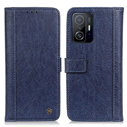 Coque Portefeuille Livre Cuir Etui Clapet M10L pour Xiaomi Mi 11T Pro 5G Bleu