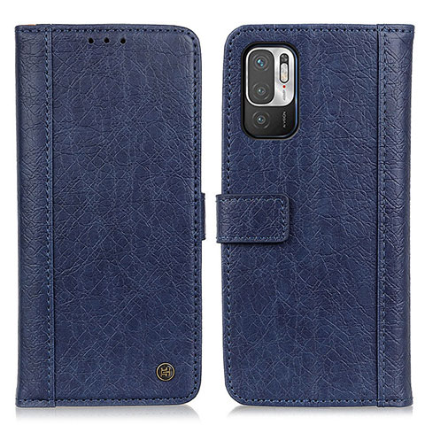 Coque Portefeuille Livre Cuir Etui Clapet M10L pour Xiaomi POCO M3 Pro 5G Bleu