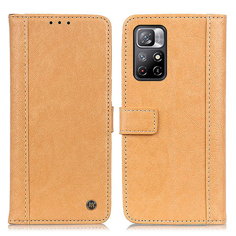 Coque Portefeuille Livre Cuir Etui Clapet M10L pour Xiaomi Poco M4 Pro 5G Kaki