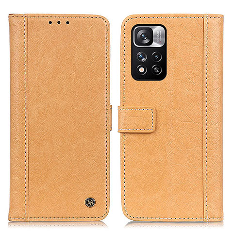 Coque Portefeuille Livre Cuir Etui Clapet M10L pour Xiaomi Poco X4 NFC Kaki