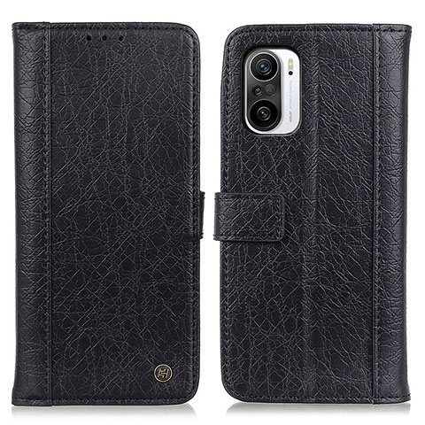 Coque Portefeuille Livre Cuir Etui Clapet M10L pour Xiaomi Redmi K40 5G Noir