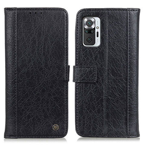 Coque Portefeuille Livre Cuir Etui Clapet M10L pour Xiaomi Redmi Note 10 Pro Max Noir