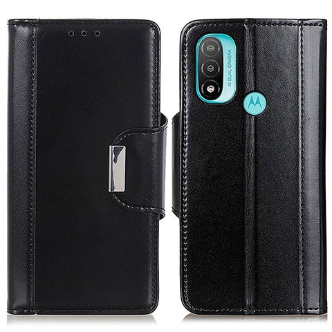 Coque Portefeuille Livre Cuir Etui Clapet M11L pour Motorola Moto E40 Noir