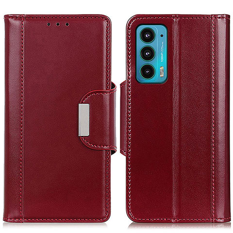 Coque Portefeuille Livre Cuir Etui Clapet M11L pour Motorola Moto Edge 20 5G Rouge