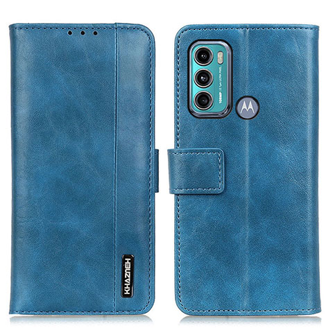 Coque Portefeuille Livre Cuir Etui Clapet M11L pour Motorola Moto G40 Fusion Bleu